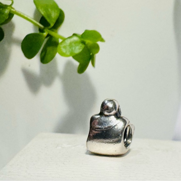 Authentic Pandora Retired Smiling Buddha S925 Ale Charm - Picture 9 of 11